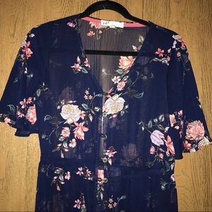 ⚡️⚡️NWOT JOLT FLORAL DRESS COVER ⚡️⚡️